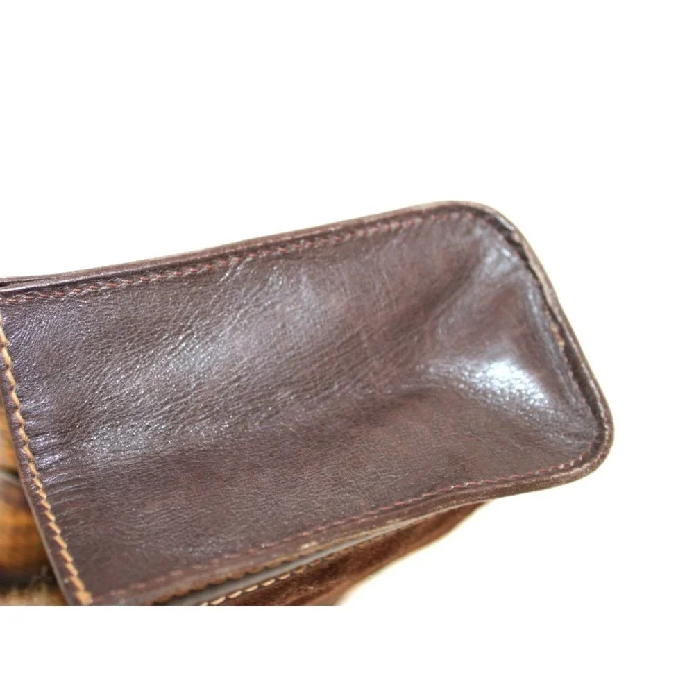 Gucci Vintage Brown Sherry Line Suede Leather Clutch - Picture 9 of 9